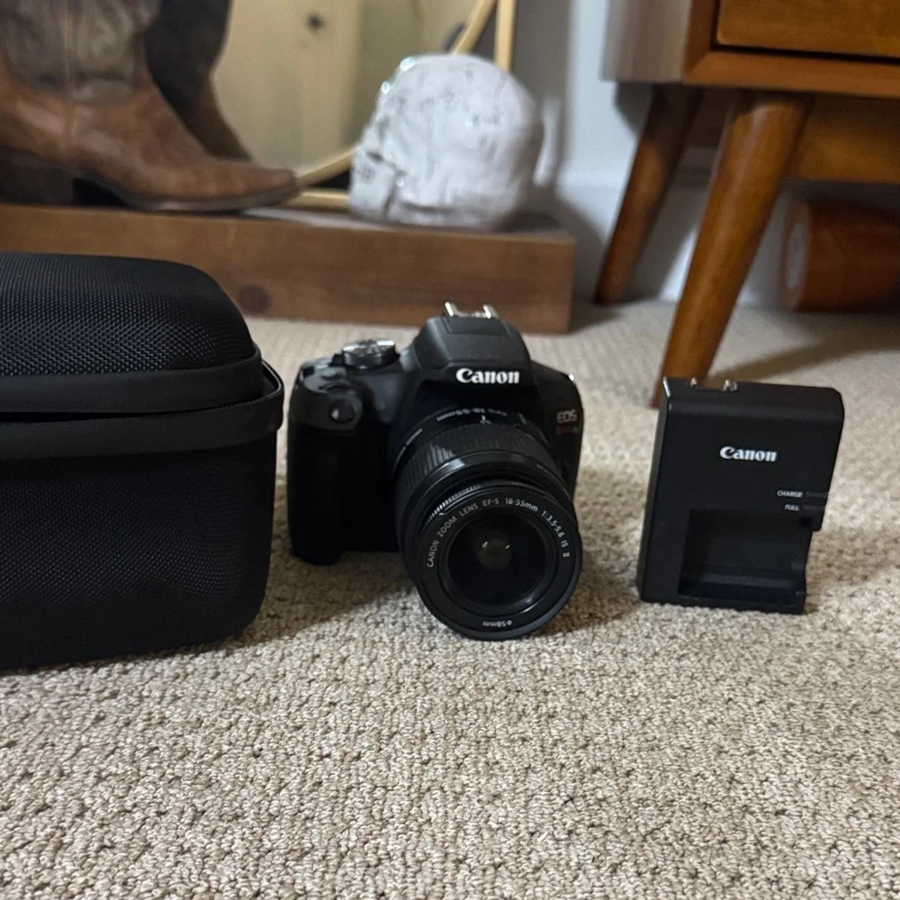 Canon Black EOS DSLR Camera